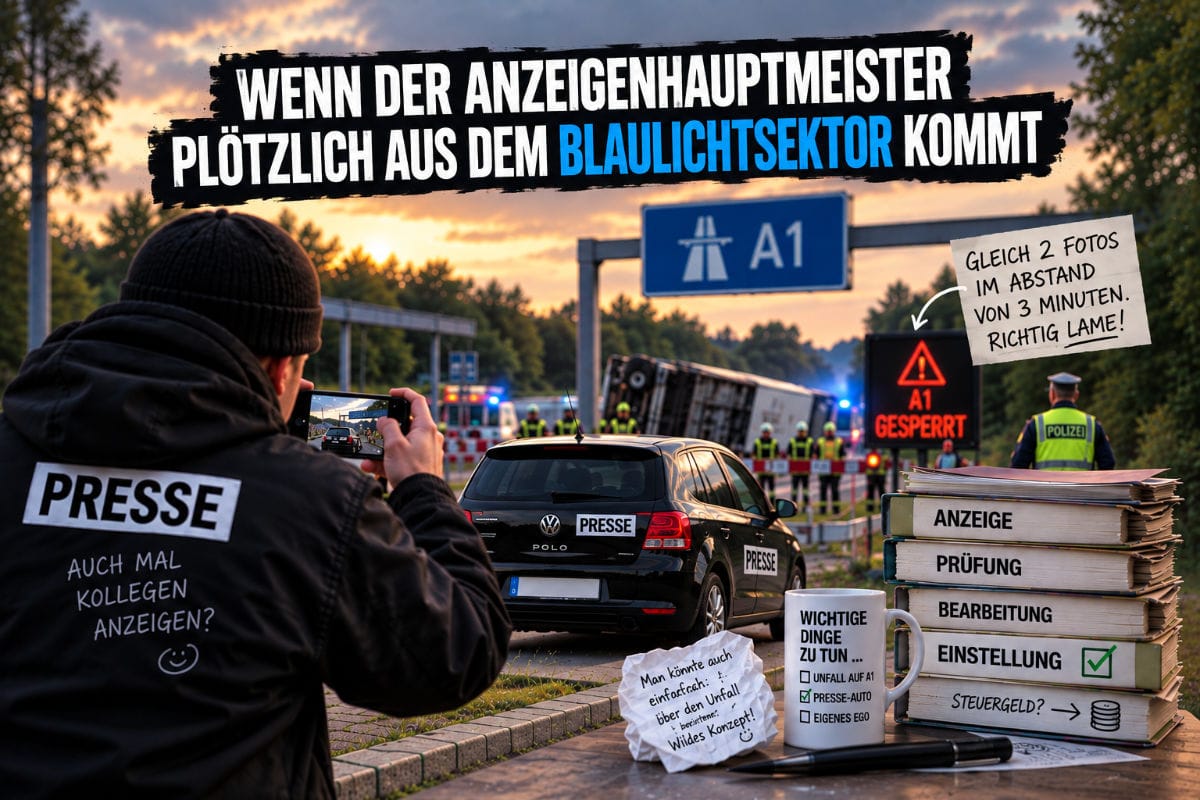 Ich wurde angezeigt - mal wieder