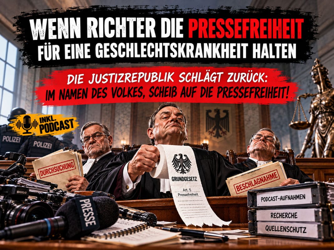 Wenn Richter die Pressefreiheit für eine Geschlechtskrankheit halten